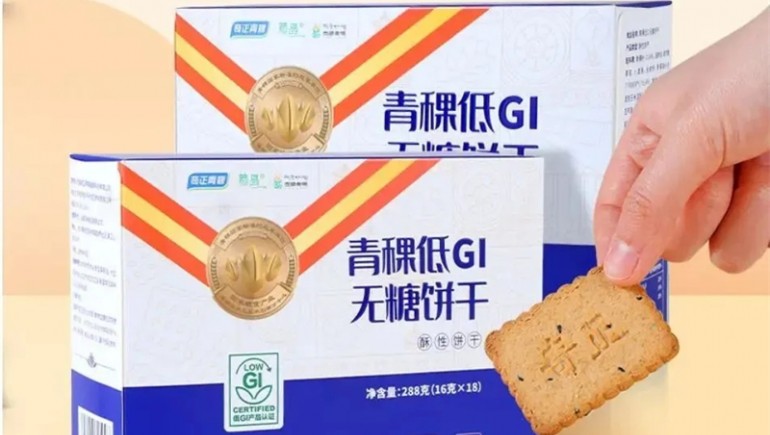 奇正青稞低GI無糖餅干上線西藏航空，為乘客提供健康輕食新選擇